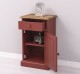Noptiera cu 1 usa si 1 sertar de la Rustic Butique PS124 - Culoare Top_P064 - Culoare Corp_P028++P029A - TRIPLU COLOR