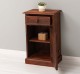 Noptiera cu 1 usa si 1 sertar de la Rustic Butique PS124 - Culoare_P083 - PERIAT ADANC