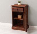 Noptiera cu 1 usa si 1 sertar de la Rustic Butique PS124 - Culoare_P083 - PERIAT ADANC