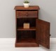 Noptiera cu 1 usa si 1 sertar de la Rustic Butique PS124 - Culoare_P083 - PERIAT ADANC
