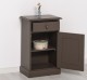 Noptiera cu 1 usa si 1 sertar de la Rustic Butique PS124 -Culoare_P028 - VOPSIT