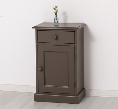 Noptiera cu 1 usa si 1 sertar de la Rustic Butique PS124 -Culoare_P028 - VOPSIT