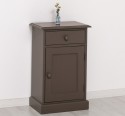 Noptiera cu 1 usa si 1 sertar de la Rustic Butique PS124 -Culoare_P028 - VOPSIT