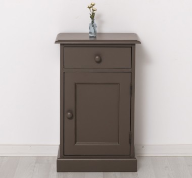 Noptiera cu 1 usa si 1 sertar de la Rustic Butique PS124 -Culoare_P028 - VOPSIT