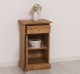 Noptiera cu 1 usa si 1 sertar de la Rustic Butique PS124 - Culoare_P001 - CERUIT