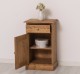 Noptiera cu 1 usa si 1 sertar de la Rustic Butique PS124 - Culoare_P001 - CERUIT