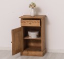 Noptiera cu 1 usa si 1 sertar de la Rustic Butique PS124 - Culoare_P001 - CERUIT