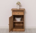 Noptiera cu 1 usa si 1 sertar de la Rustic Butique PS124 - Culoare_P001 - CERUIT