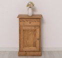 Noptiera cu 1 usa si 1 sertar de la Rustic Butique PS124 - Culoare_P001 - CERUIT
