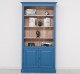 Biblioteca cu 2 usi de la Rustic Butique PS109 - Culoare Ext._P045 / Culoare Int._P071 - DUBLU COLOR