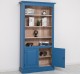 Biblioteca cu 2 usi de la Rustic Butique PS109 - Culoare Ext._P045 / Culoare Int._P071 - DUBLU COLOR