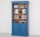 Biblioteca cu 2 usi de la Rustic Butique PS109 - Culoare Ext._P045 / Culoare Int._P071 - DUBLU COLOR