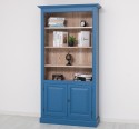Biblioteca cu 2 usi de la Rustic Butique PS109 - Culoare Ext._P045 / Culoare Int._P071 - DUBLU COLOR