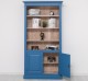 Biblioteca cu 2 usi de la Rustic Butique PS109 - Culoare Ext._P045 / Culoare Int._P071 - DUBLU COLOR