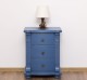 Noptiera cu 3 sertare curbate de la Rustic Butique PS45 - Culoare_P045A - VOPSIT ANTICHIZAT