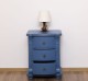 Noptiera cu 3 sertare curbate de la Rustic Butique PS45 - Culoare_P045A - VOPSIT ANTICHIZAT