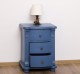 Noptiera cu 3 sertare curbate de la Rustic Butique PS45 - Culoare_P045A - VOPSIT ANTICHIZAT