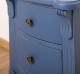 Noptiera cu 3 sertare curbate de la Rustic Butique PS45 - Culoare_P045A - VOPSIT ANTICHIZAT