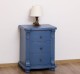 Noptiera cu 3 sertare curbate de la Rustic Butique PS45 - Culoare_P045A - VOPSIT ANTICHIZAT
