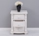 Noptiera cu 3 sertare curbate de la Rustic Butique PS37 - Culoare_P015 - VOPSIT