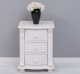 Noptiera cu 3 sertare curbate de la Rustic Butique PS37 - Culoare_P015 - VOPSIT