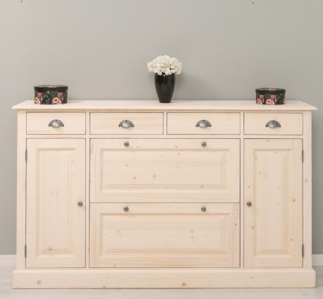 Hol Comoda 2 usi 6 sertare cu sine - Culoare_P095 - LACUIT & VOPSIT de la Rustic Butique OUTPS472 - Culoare_P095 - LACUIT & VOPSIT