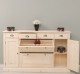 Hol Comoda 2 usi 6 sertare cu sine - Culoare_P095 - LACUIT & VOPSIT de la Rustic Butique OUTPS472 - Culoare_P095 - LACUIT & VOPSIT