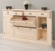 Hol Comoda 2 usi 6 sertare cu sine - Culoare_P095 - LACUIT & VOPSIT de la Rustic Butique OUTPS472 - Culoare_P095 - LACUIT & VOPSIT
