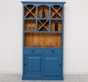 Mobilier de bar cu suport sticle sertare cu sine - Culoare Ext._P045 / Culoare Int._P002 - DUBLU COLOR de la Rustic Butique OUTPS697 - Culoare Ext._P045 / Culoare Int._P002 - DUBLU COLOR