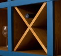 Mobilier de bar cu suport sticle sertare cu sine - Culoare Ext._P045 / Culoare Int._P002 - DUBLU COLOR de la Rustic Butique OUTPS697 - Culoare Ext._P045 / Culoare Int._P002 - DUBLU COLOR