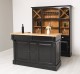 Mobilier cafenea 160 cm lungime, blat stejar + mobilier bar, sertare cu sine - Culoare Top_P061 - Culoare Ext._P150 / Culoare In de la Rustic Butique OUTPS1001-160+OUTPS698 - Culoare Top_P061 - Culoare Ext._P150 / Culoare Int._P002 - TRIPLU COLOR