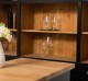 Mobilier cafenea 160 cm lungime, blat stejar + mobilier bar, sertare cu sine - Culoare Top_P061 - Culoare Ext._P150 / Culoare In de la Rustic Butique OUTPS1001-160+OUTPS698 - Culoare Top_P061 - Culoare Ext._P150 / Culoare Int._P002 - TRIPLU COLOR