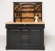 Mobilier cafenea 160 cm lungime, blat stejar + mobilier bar, sertare cu sine - Culoare Top_P061 - Culoare Ext._P150 / Culoare In de la Rustic Butique OUTPS1001-160+OUTPS698 - Culoare Top_P061 - Culoare Ext._P150 / Culoare Int._P002 - TRIPLU COLOR
