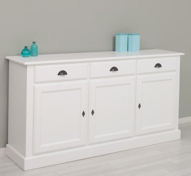 Bufet cu 3 usi, 3 sertare, BAS de la Rustic Butique PS265BAS - Culoare_P004 - VOPSIT