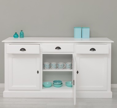 Bufet cu 3 usi, 3 sertare, BAS de la Rustic Butique PS265BAS - Culoare_P004 - VOPSIT