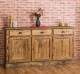 Bufet cu 3 usi, 3 sertare, BAS de la Rustic Butique PS265BAS - Culoare_P064 - PERIAT ADANC