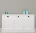 Bufet cu 3 usi, 3 sertare, BAS de la Rustic Butique PS265BAS - Culoare_P004 - VOPSIT