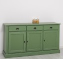 Bufet cu 3 usi, 3 sertare, BAS de la Rustic Butique PS265BAS - Culoare Ext._P038A - Culoare Int._P023 - DUBLU COLOR