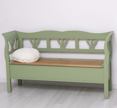 Banca mare, blat stejar de la Rustic Butique PS153 - Culoare Top_P061 - Culoare Corp_P054 - DUBLU COLOR