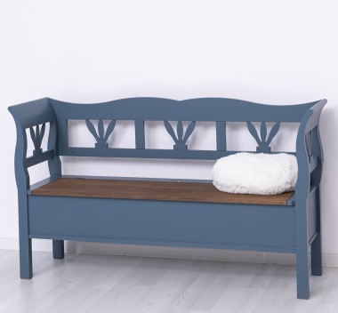 Banca mare, blat stejar de la Rustic Butique PS153 - Culoare Top_P064 - Culoare Corp_P051 - DUBLU COLOR