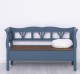 Banca mare, blat stejar de la Rustic Butique PS153 - Culoare Top_P064 - Culoare Corp_P051 - DUBLU COLOR