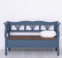 Banca mare, blat stejar de la Rustic Butique PS153 - Culoare Top_P064 - Culoare Corp_P051 - DUBLU COLOR