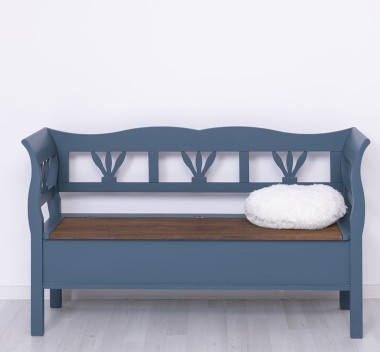 Banca mare, blat stejar de la Rustic Butique PS153 - Culoare Top_P064 - Culoare Corp_P051 - DUBLU COLOR