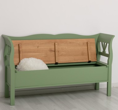 Banca mare, blat stejar de la Rustic Butique PS153 - Culoare Top_P035 - Culoare Corp_P054 - DUBLU COLOR