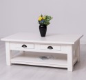 Masa cafea cu 2 sertare 120x65x45cm de la Rustic Butique PS131 - Culoare_P039 - VOPSIT