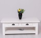 Masa cafea cu 2 sertare 120x65x45cm de la Rustic Butique PS131 - Culoare_P039 - VOPSIT