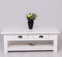 Masa cafea cu 2 sertare 120x65x45cm de la Rustic Butique PS131 - Culoare_P039 - VOPSIT