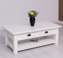 Masa cafea cu 2 sertare 120x65x45cm de la Rustic Butique PS131 - Culoare_P039 - VOPSIT