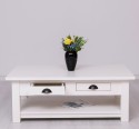 Masa cafea cu 2 sertare 120x65x45cm de la Rustic Butique PS131 - Culoare_P039 - VOPSIT
