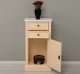 Comoda cu 2 sertare si 1 usa de la Rustic Butique PS108 - Culoare Top_P004 - Culoare Corp_P025 - DUBLU COLOR